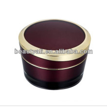 5g 10g 15g 30g 50g 100g tapered acrylic jar with decorative